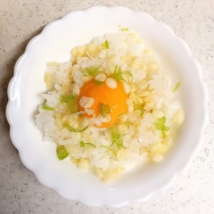釜玉うどん風♫ウチの卵かけご飯
